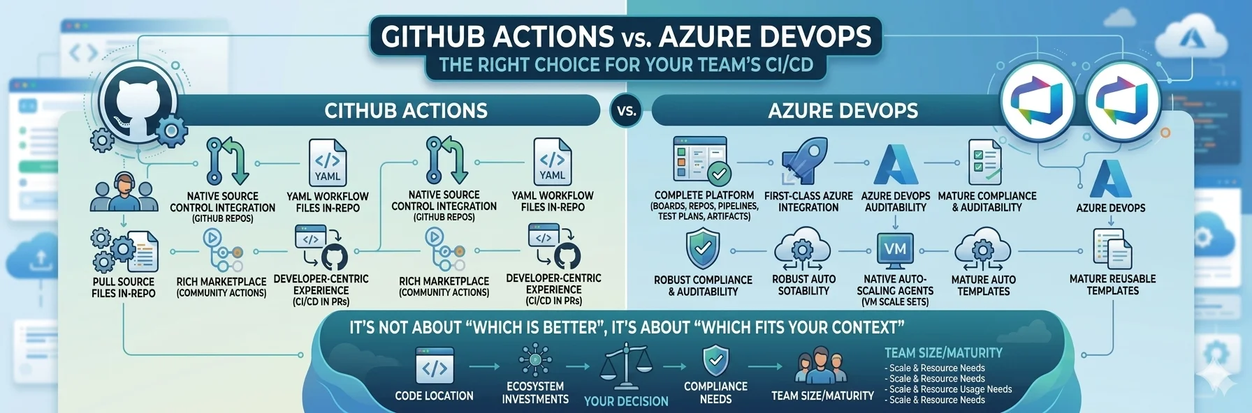 GitHub Actions vs Azure DevOps